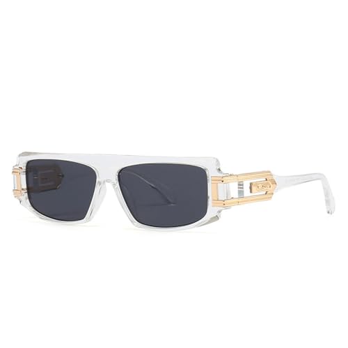 Lunettes de soleil carrées anti-éblouissement UV400 style vintage homme femme