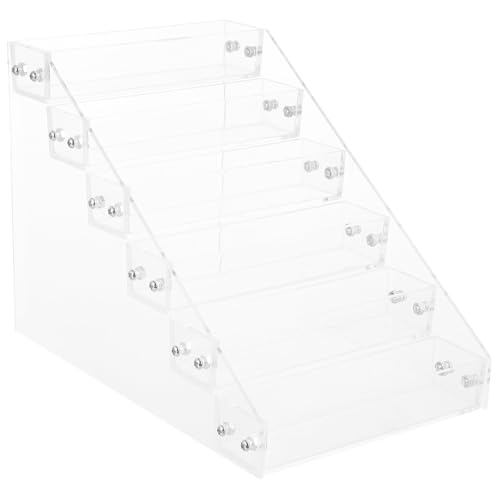 Étagère à vernis à ongles acrylique transparent pour rangement cosmétique