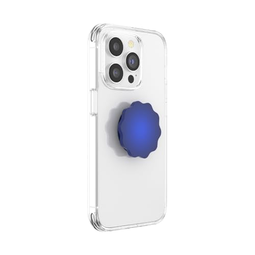 Image of PopSockets Phone Grip with Expanding Stand - Molded Flower Cobalt