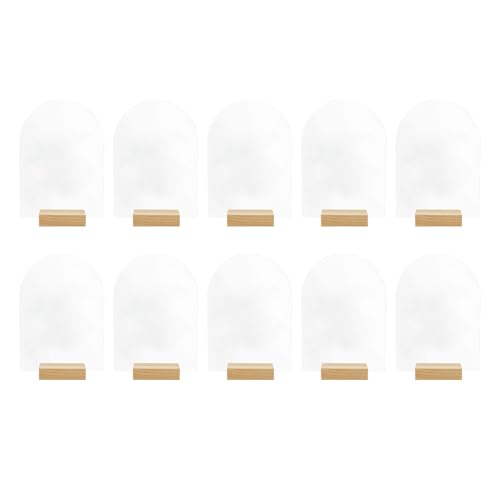 Panneau acrylique arche rigide pour menu de mariage et signalisation de table stable
