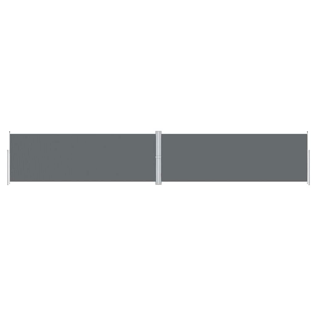 Paravent exterieur pour terrasse et balcon brise-vue flexible gris