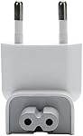 AC Adapter Europe Plug, Converter Travel Charger Adapter for Mac Book Mac/Book/Phone/Pod (2 - Pac)