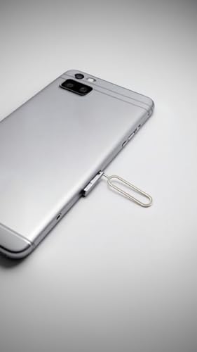 مجموعة ادوات ازالة شريحة الاتصال من سويت سيفن®: دبوس إخراج شريحة اتصال عالمي متوافق مع ايفون وايباد وشاومي ومعظم اجهزة التابلت - ملحق اساسي لسهولة تبديل شريحة الاتصال (10 قطع)