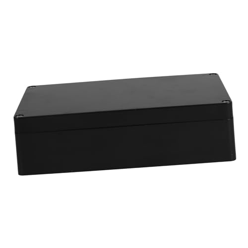 Boîtier de jonction extérieur étanche plastique noir 200x120x55 mm câblage industriel solide