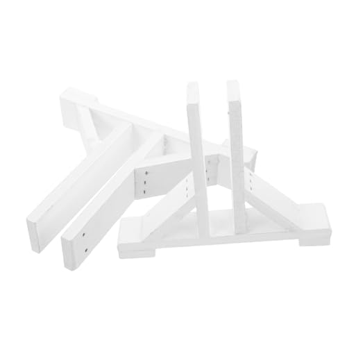 ANDRESLAD Lot De 2 Bases De Poteaux De Clôture En Bois Pour Petits Supports De Clôture De Jardin Stables Et Pour La Cour