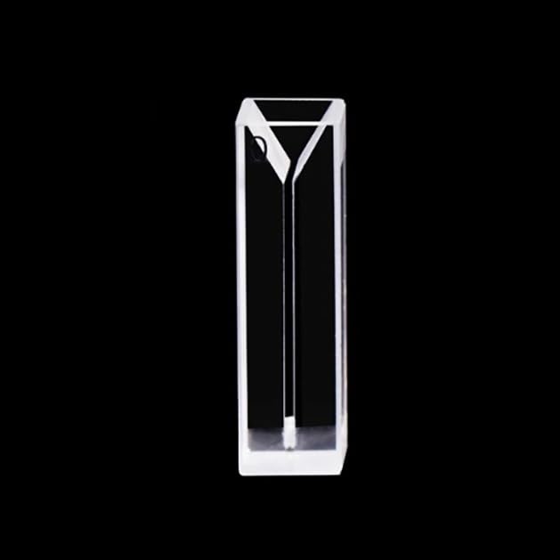 Quartz Cuvette with Slit – 3mm/4mm/5mm, 10mm Optical Path (1cm), Quartz Spectrophotometer Cuvette for Laboratory & Educational Use(4mm)