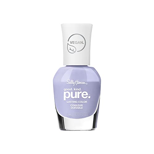 Sally Hansen Good. Kind. Pure. Nail Polish | Plant-Based, Vegan, 16-Free Formula | Opaque, Shiny | 363 Iris-istible | Bright Purple Nail Color
