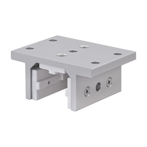 8020, 6525, 15 Series, 3 Mount Double Flange Short Aluminum Linear Bearing for 1.5" Aluminum Extrusion 80/20, with Brake Holes for Accessories