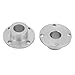 Flange Coupler Motor Shaft Connector Coupling Guide Premium Iron Electroplated Durable for Electric Motors Industrial Machinery 12mm ID 18mm OD 2 Pack Set