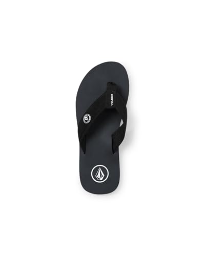 Image of Volcom Men's Daycation Flip Flop Sandal - Soft Brushed Recliner Comfort Foam Footbed