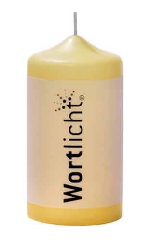 Bulla Wortlicht candela con scritta in lingua tedesca "Ich wünsche Mir einen Engel