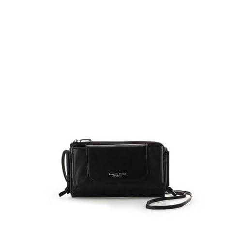 フラップレザースマホショルダー