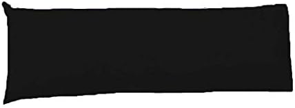 R&Z Bolster Pillow Case 100% Polycotton Blend PREGNANCY Maternity Orthopaedic Support (Grey, 5Ft)
