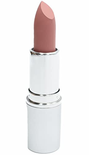Image of Pure Ziva Mauvelous Dark Rose Pink Matte Creamy Pearl Lipstick Color Moisturizing Paraben Free, No Animal Testing & Cruelty Free Lip Makeup Color