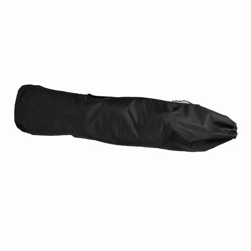 Kukyller Tragbare Skateboard-Tasche, 600D Oxford-Stoff, Longboard-Tasche, Tragetasche, Reise-Skateboard-Rucksack, Schwarz, 120 x 38 cm