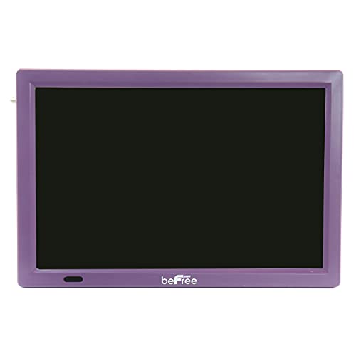 Image of beFree Sound Portable Rechargeable 14 Inch LED TV with HDMI, SD /MMC, USB, VGA, AV in /Out and Built-in Digital Tuner in Purple