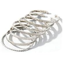 Boho Gold Bangle Cuff Bracelet Set for Women Vintage Layered Stackable Bracelet Set Adjustable Arrow Hexagram Twist Engraved Open Cuff Wrap Bangle Dainty Jewelry Gifts