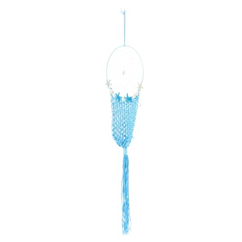 ABOOFAN Creative Blue Dreamcatcher Wall Hanging Ornament Macrame Dreamcatcher Decor for Home Bedroom and Nursery Present