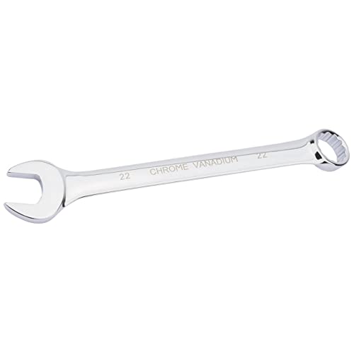 Draper 35215 Hi-Torq Short Pattern Metric Combination Spanner, 22 mm Size