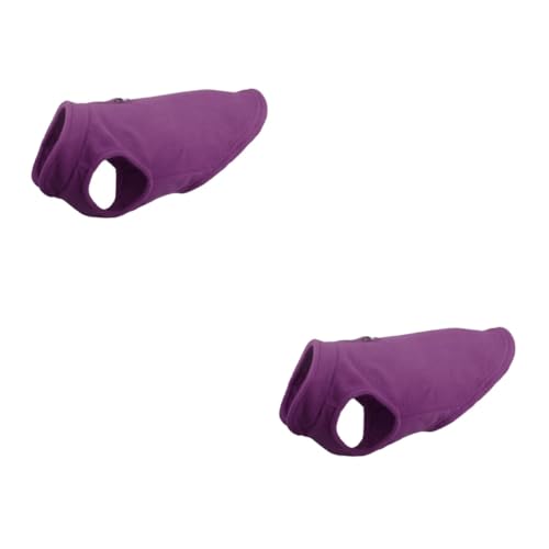 Vêtement pour chien en polaire chaude HMJGDHX costume adorable automne 2pcs