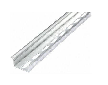 RS PRO DIN-Hutschiene Hutprofil tief Gelocht, H. 15mm B. 35mm, L. 2m