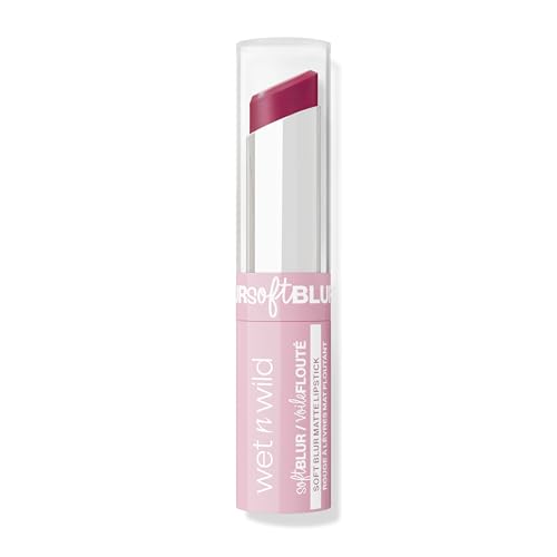 Wet n Wild Cloud Pout Soft Blur Barra de Labios Mate con Fórmula que no Reseca y de Larga Duración, Ligera e Hidratante,Homecoming Queen