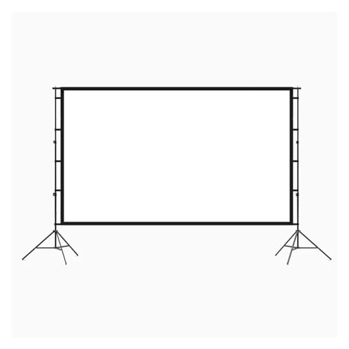 Projector Screen, Projector Screen with Stand 100/120In Portable Projection Screen 16:9 4K Hd Rear Front Projections Movies Screen with Carry Bag,Small-100 inch