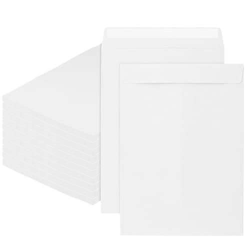 Ningwaan Kraftpapier-Umschläge Weiß, 100 Stück