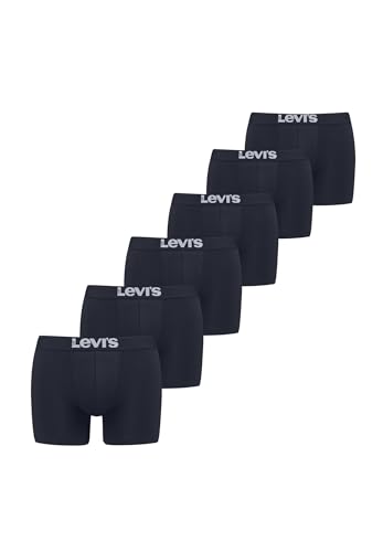 Levi’s Einfarbige Basic-Boxerslips, atmungsaktive Herrenunterwäsche aus Bio-Baumwolle mit elastischem Bund und doppelter Einlage… – Ansicht 1
