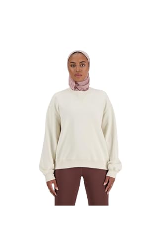 New Balance New Balance Women's Athletics French Terry Crew, Linen, Large