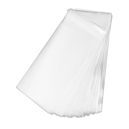 FOMIYES 300pcs Resealable Plastic Packing Bags 8x15 3 inches OPP Jewelry Packaging Bags for Earrings Beads and Small Items for Crafts and Wrapping