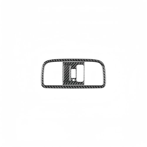 YSQOFDNFD Interior Moulding For Civic 8th Gen 2006-2011 Car Reading Light Panel Trim Cover Carbon Fiber Sticker Car Interior Decoration Accessories Car Interior Decoration(Black)