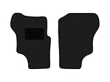 Tappetini adatti per VW T3 Tipo (Costruzione 1979-1992), Hit nero | 2 pz. | Bordo nero