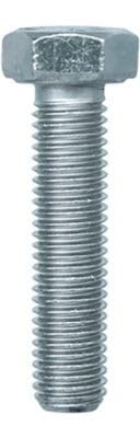 Restagraf - Metal Screws Hexagonal Head - M7-1.00 x 30 mm - Steel Class 8.8 - DIN 933 - ref. 840 - Bag of 25 Pieces