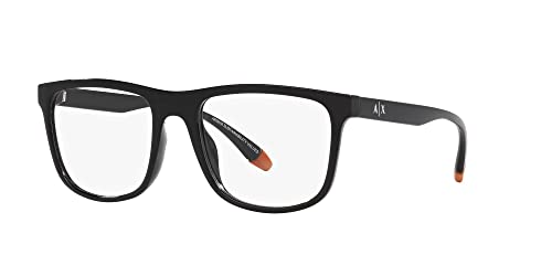 Image of Armani Exchange mens Ax3101u Universal Fit Square Prescription Eyewear Frames