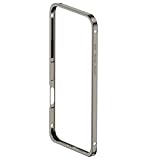 KOOLRIVER・For いPhone17 ケース アルミ バンパー かっこいい アルミサイドバンパー アルミバンパー メタル 金属 簡単装着 かわいい レディース アイフォン17(チタンゴールド)