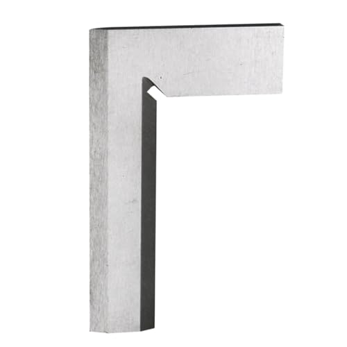 TOVINANNA 炭素鋼字型角尺 木工用スクエア定規 直角測定ツール 高精コンパクト設計 職人や機械工向け実用ゲージ