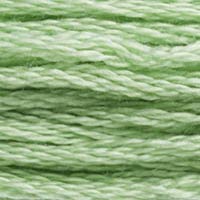 Image of DMC 117-164 Mouline Stranded Cotton Six Strand Embroidery Floss Thread, Light Forest Green, 8.7-Yard