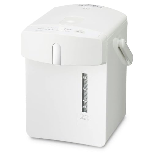 電気ポット ポット メカ式 3リットル 安全ロック機能 カルキ抜き機能 ホワイト