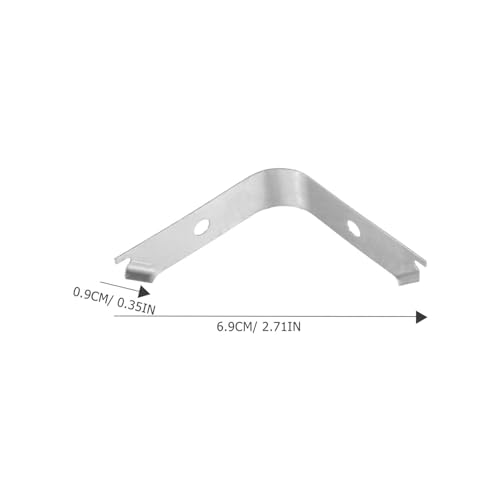 Image of STOBOK 50pcs Spring Clips for Picture Framing Backing Hardware for Wall Art and Photos Convenient Hanging