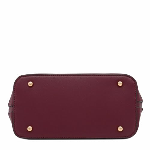 Image of Zip-Around Saffiano Classic Dome Satchel