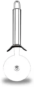 Cortador De Pizza C/protecao Top Pratic Brinox Aço Inox