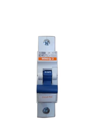 Image of C&S electric MCB 20A by MRJ Engineering - WINTRIP2 MCB 10 kA Single Pole 240 /415 V Low Power Consumption (Miniature Circuit Breaker) CSMBS1C20