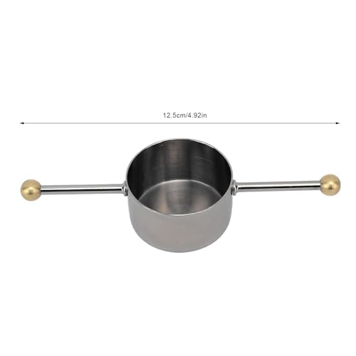 Jigger de barra de 30 ml y taza medidora de cóctel con acabado chapado en negro 3