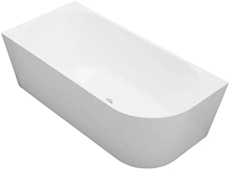 Bath Etc. Oxnard Left 59" Left Corner Freestanding Bathtub, White
