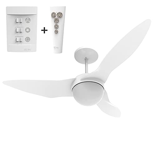 Melhor ventilador de teto custo benefício: os 10 melhores em 2025 8 VENTILADOR DE TETO ALISEU TERRAL BRANCO PLUS COM CONTROLE REMOTO E CONTROLE DE...