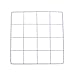 ZZZYW Photo Cadre de Fer Métal Mur Suspending Art Art Storage Rack Home Picture Storage Rack Décoration Murale (Color : White 20x20cm, Taille : One Size)