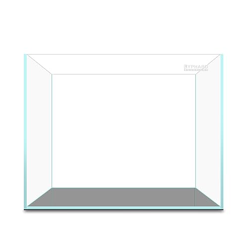 Image of LYPHARD AQUARIUMS 2.9 Gallon Rimless Aquarium, Ultra Clear Glass Low Iron Aquarium Tank, Small Fish Tank for Betta, L11.8xW5.9xH9.8 Inches Thickness 5mm with EVA Foam Mat Included