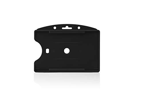 Tarifold Es 200427- Porta Tarjetas de Identificación Rígido 1 Cara, color Negro- 10 unidades, 89 x 65 mm Cover