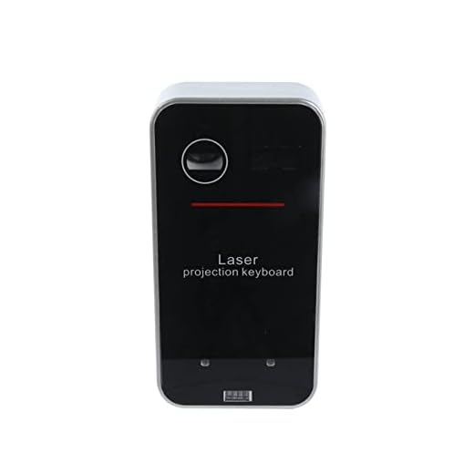 NC laserprojektion virtuellt lasertangentbord-mini trådlöst tangentbord och trådlös musplatta | Bärbart tangentbord i full storlek för surfplattor, bärbara datorer och smartphones, svart